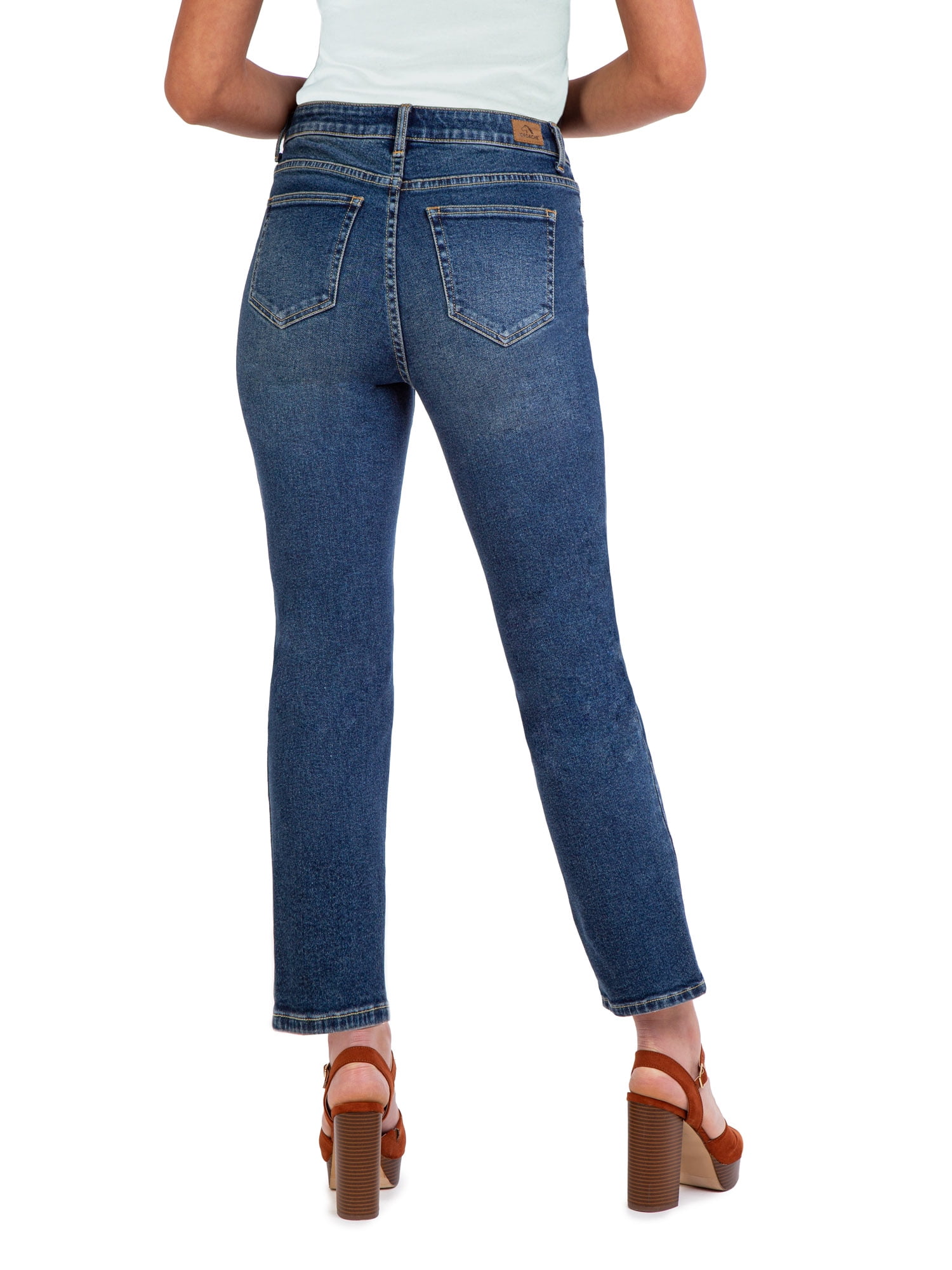 Jordache Women's High Rise Straight Jeans, Sizes 2-22