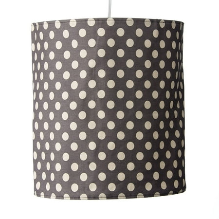 - Glenna Jean North Country Hanging Drum Shade, Grey Dot