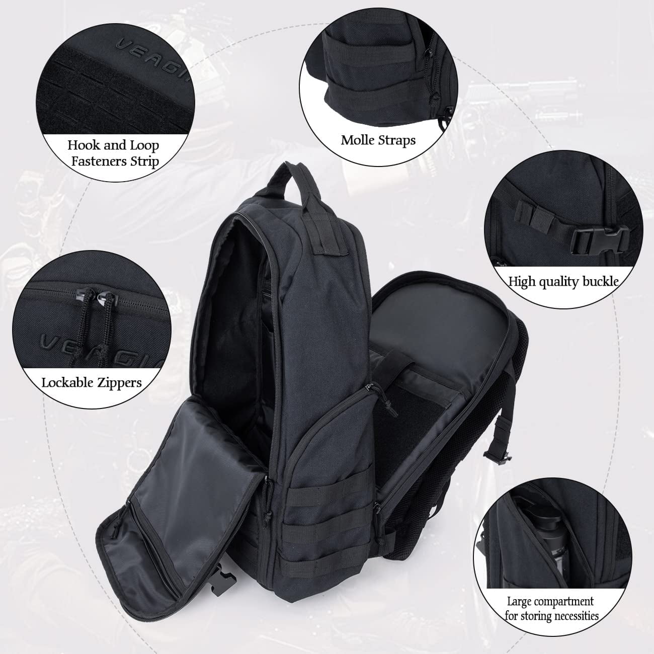 Hiking backpacks tactical laptop bag 