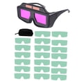 thumbnail image 3 of Gafas de soldadura con oscurecimiento automático, protección versátil, gafas de soldadura con atenuación automática Gafas con 20 lentes, 3 of 9