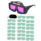thumbnail image 4 of Gafas de soldadura Gafas de soldador Máscara multiusos con oscurecimiento automático de soldadura con oscurecimiento automático para , arco, MIG Gafas con 20 lentes, 4 of 8