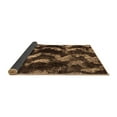 thumbnail image 2 of Ahgly Company Indoor Rectangle Abstract Brown Modern Area Rugs, 3' x 5', 2 of 4