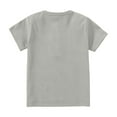 thumbnail image 4 of TFEOQRY Children Boys Girls cotton shirts Fashion Comfortable Solid Color half Button Round Neck Short Sleeve Top t-shirts, 4 of 4