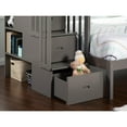 thumbnail image 3 of AFI Westbrook Staircase Bunk Twin over Full with 2 Urban Bed Drawers, Grey, 3 of 10