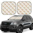 thumbnail image 2 of Picia Corgi with Hearts 2 Piece Car Windshield Sun Shade Foldable | Foldable Sun Shield for Front Window Blocks UV Rays and Keeps Your Vehicle Cool-Medium, 2 of 7