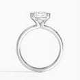 thumbnail image 3 of Dash Jewel 1.9 Ct Cushion Cut Diamond Ring for Gift - 14K White Gold Plated Ring For Her - Half Bezel Set Engagement Wedding Diamond Jewelry for Her - Bridal Stacking Diamond Ring - New Year Gifts, 3 of 7