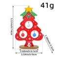 thumbnail image 2 of 2 pcs Christmas Tree Desktop Ornament ArtificialesChristmas Tree Ornament Mini Desk Christmas Tree Christmas Wooden, 2 of 5