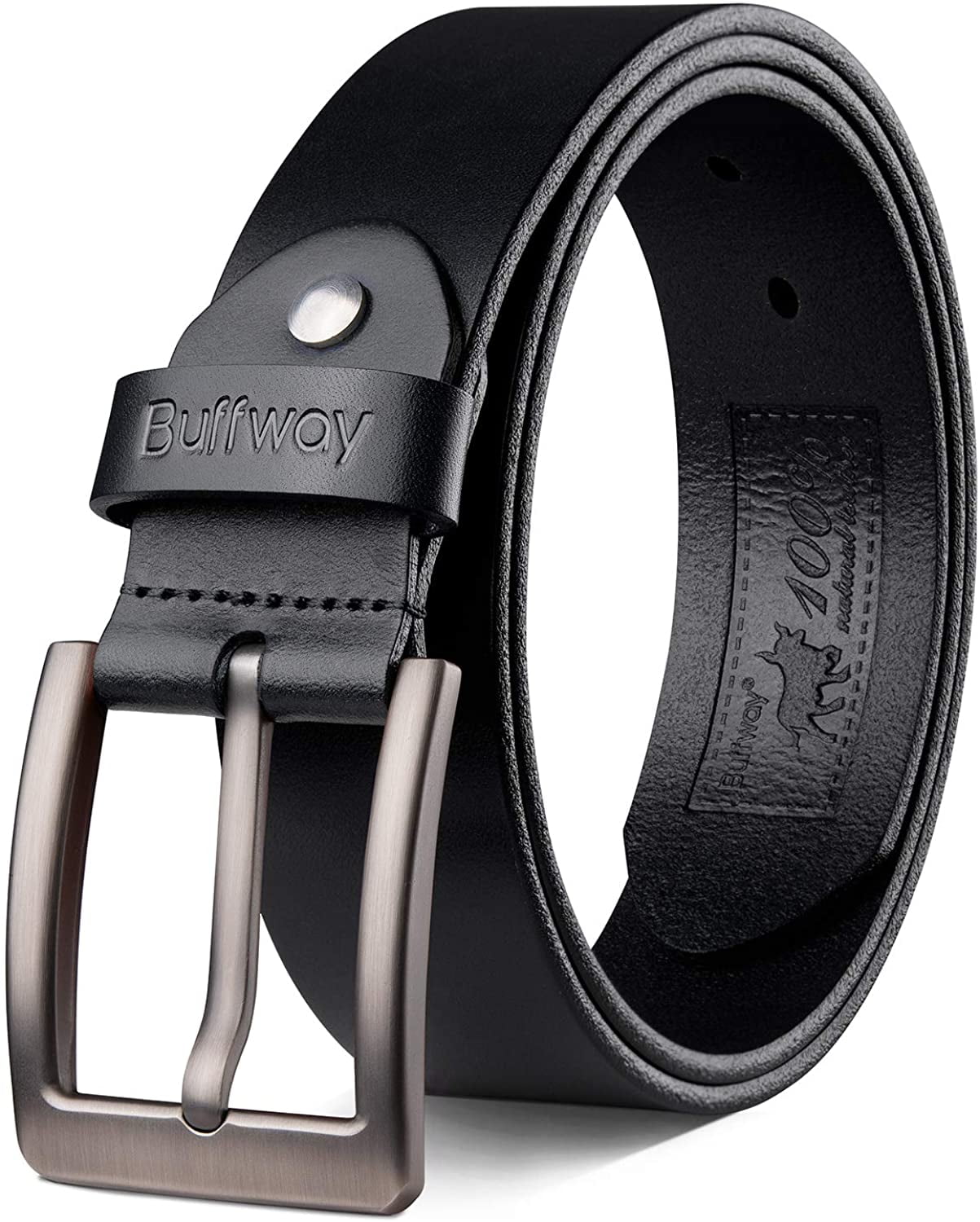 Mens solid leather belt Clearance