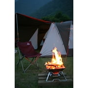 Canvas Print Camping Fire Bonfire Stretched Canvas 10 x 14