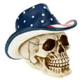 thumbnail image 2 of Miscellaneous Novelty & Toys P754752 Skull with American Cowboy Hat, 2 of 5