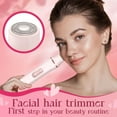 thumbnail image 3 of OBACRE 2-in-1 Electric Bikini Trimmer and Facial Shaver for Women, Waterproof Cordless Body Groomer with Ceramic Blade, 3 of 10