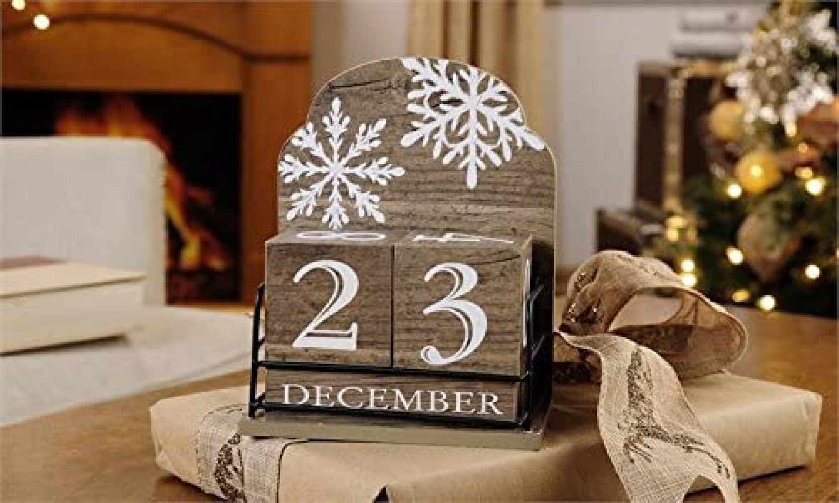 MDF Holiday Design Advent Calendar Table Block