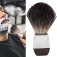 thumbnail image 1 of Brocha de afeitar para hombres brocha de afeitar para barba herramienta de afeitar brocha de afeitar portátil con  de acero inoxidable para el hogar para salón ANGGREK Otros, 1 of 8