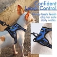 thumbnail image 4 of rabbitgoo Dog Harness  No-Pull Pet Harness with 2 Leash Clips  Adjustable Soft Padded Dog Vest  Reflective No-Choke Pet Oxford Vest with Easy Control Handle for Large Dogs Orange L, 4 of 9