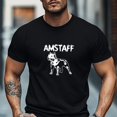 thumbnail image 1 of T-shirt pour Homme Grande Taille, Décontracté et Relax, Simple et Propre, T-shirt d'Été Décontracté à Col Rond à Manches Courtes pour Homme Motif Chien AMSTAFF,, 1 of 5