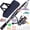 Full Kit with Carrier Case-1.80M / 5.91FT, variant on Fishing Rod And Reel Combos Bronze Warrior Toray Im6 Carbon Matrix Telescopic Pole 12 +1 Shielded Bearings Stainless Steel Bb Spinning Travel Freshwater Gear
