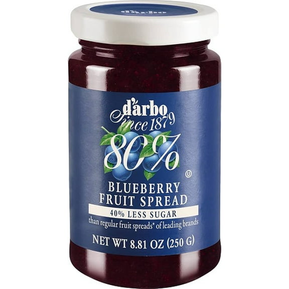 Darbo Less Sugar Fruit Spread Blueberry