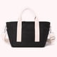 thumbnail image 5 of Bolso de hombro de lona para momia, simple, de gran capacidad, para mujer, suave para el trabajo (negro), 5 of 5