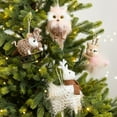 thumbnail image 7 of Uutvery Christmas Felt Animals Ornaments,Xmas Wool Hanging Decor,Cute Animal Crafts Tree Wreath Decor,Handmade Xmas Tree Festival Pendant for Home Party Supplies Decoration, 7 of 7