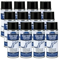 Eastwood High Temperature Resistant Silver Exhaust Manifold Coating Spray Paint Aerosol 11.75 oz 12 Pack