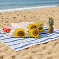 thumbnail image 5 of 2 Pack Outdoor Waterproof Throw Pillow Covers,Summer Farm Sunflower Decorative Rectangle Pillow Case Patio Pillowcases for Chair Couch Sofa 20x12in, 5 of 9