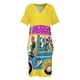 thumbnail image 4 of Mabays ney ilustración de robert alejandro vestido suelto con bolsillos vestidos largos velados vestido de mujer verano 2025, 4 of 7