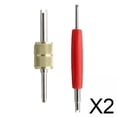 thumbnail image 1 of Removedor de núcleo de válvula Colamx Herramienta de extracción de vástago de válvula de neumático doble cabezal, 1 of 8