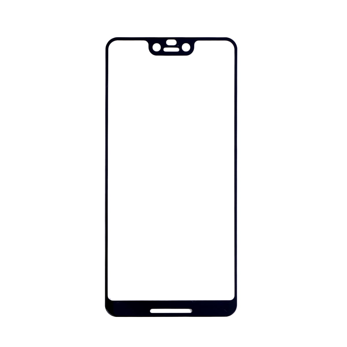 3 Pcs Tempered Glass Screen Protector Explosion-proof Anti-scratch Oil-proof 3D Bubble-free Hardness Full Coverage Screen Protector Film for Pixel 3XL