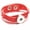 Red, variant on Snap Jewelry Purple Leather Weave Bracelet with Adjustable 8.5 Inch Strap