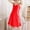 Red, variant on Stylish Women Nightgowns Elegant V Neck Breathable Night Dress with Satin Spaghetti Straps Comfortable Sleepwear Nightshirt for Relaxation