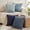 Blue Series-12" x 12" (Pack of 4), variant on Set Of 4 Blue Decorative Throw Pillow Covers 12x12 Inch For Couch Bed Chair Modern Farmhouse Boho Room Decor Soft Fuzzy Corduroy Textured Striped Cushion Case 30cm