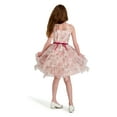 thumbnail image 4 of Kensie Girl Floral Mesh Sleeveless Ruffle Dress, Sizes 4-16, 4 of 7