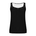 thumbnail image 5 of XFLWAM Womens Summer Tank Tops Sleeveless V Neck Ruched Tops Casual Loose Fit Beach Basic T Shirts, 5 of 5