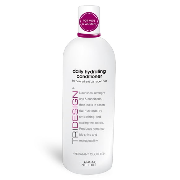 TRI Design Acondicionador de cabello para mujeres o acondicionador extra hidratante para cabello seco Restauración del cuidado del cabello para cabello teñido Añade volumen luminoso Hidratación Cabell
