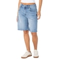 thumbnail image 4 of Celebrity Pink Women's and Women's Plus Relaxed Denim Jorts, Sizes XS-4X, 4 of 7