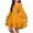 Orange, variant on Teylalorva Girls Dresses (4-13), Sweet Puff Long Sleeve Bow Backless Tie-Up Dresses Crew Neck Fashion Outfit Summer Party Pink Size 6