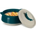 thumbnail image 2 of Hot food casserole, double-layer insulated stainless steel hot pot with lid, serving box for vegetables and pancakes, serving bowl, 2 of 7