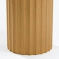 thumbnail image 4 of MAYEERTY 46" Wooden Round Modern Dining Table for Dining Room Kitchen, Natural Wood, 4 of 9