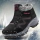 thumbnail image 2 of Women Snow Boots Autumn Winter Water Resistant Thick Sole Fleece Lined Warm Cotton Shoes, 2 of 5