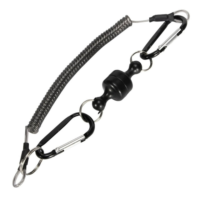 Xihbxyly Mosquetón Portátil, Correa de Mano Antipérdida, Diseño de Hebilla Magnética, Fácil de Fijar Al Chaleco, Equipo de Pesca Al Aire Libre, Impermeable y Duradero, Dos Tamaños, Opciones En Rojo y