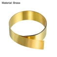 thumbnail image 3 of Brass Sheet Roll, Metal Foil Plate 1000mm x 25mm x 0.4mm, 1 Pack, 3 of 5