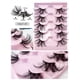 thumbnail image 2 of Zhuge 20 pares de pestañas de visón tenues, pestañas postizas de volumen de aspecto natural, medias 31, 2 of 3