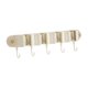 thumbnail image 2 of Soporte para escobas, organizador de escobas y fregonas, antideslizante multiusos para colgar en la pared con ganchos para lavandería, cocina, almacén Beige, 2 of 8