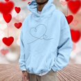 thumbnail image 2 of NLLSHGJ Chandail à Capuche Homme Grande Taille Manches Longues Mode Décontractée Imprimé 3D Chandail à Capuche pour Homme Fermeture à Glissière Col Rond Chandail Homme, 2 of 7