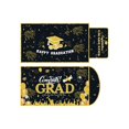 thumbnail image 2 of 13.8×8.1In Paper Graduation Money Holder Card, Congrats Grad Cash Pull Greeting Card For 2026 Graduation Party Supplies(Black), 2 of 4