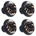 thumbnail image 2 of 4 Pcs Halloween Bat Knobs for Kitchen Cabinet Cupboard Dresser Bookcase Drawer Pulls Handles Round Home Decor, 2 of 8