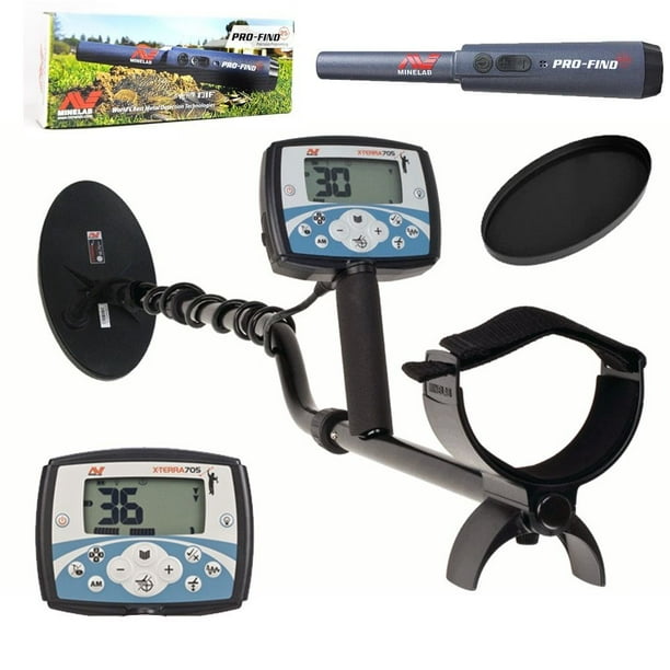 Minelab X Terra 705 Gold Pack Detector With Pro Find Headphones And Carry Bag Walmart Com Walmart Com