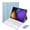 misty blue, variant on Backlit trackpad bluetooth keyboard case for xiaomi pad 7 7 pro 11.2,misty blue