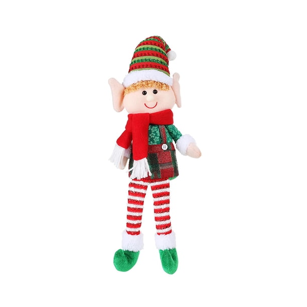 Figuras navideñas, elfos, decoración navideña, elfos navideños para niñas Niños