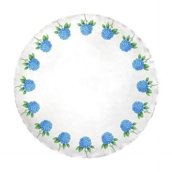 Betsy Drake TR988 58 in. Dicks Hydrangea Table Cloth